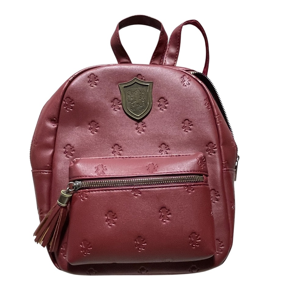 Harry Potter Wizarding World Gryffindor Crest Embossed Mini Backpack‎ Maroon